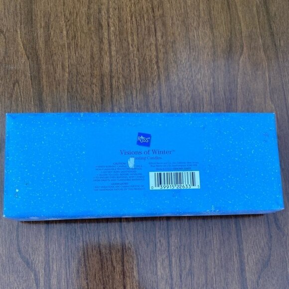 RUSS Visions of Winter Snowflake Christmas Floating Candles NEW Holiday Candles - Picture 3 of 5